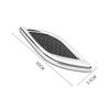 Car Styling 3DShark Gill Car Side Fake Vent Sticker Metal Chrome Fine Decoration