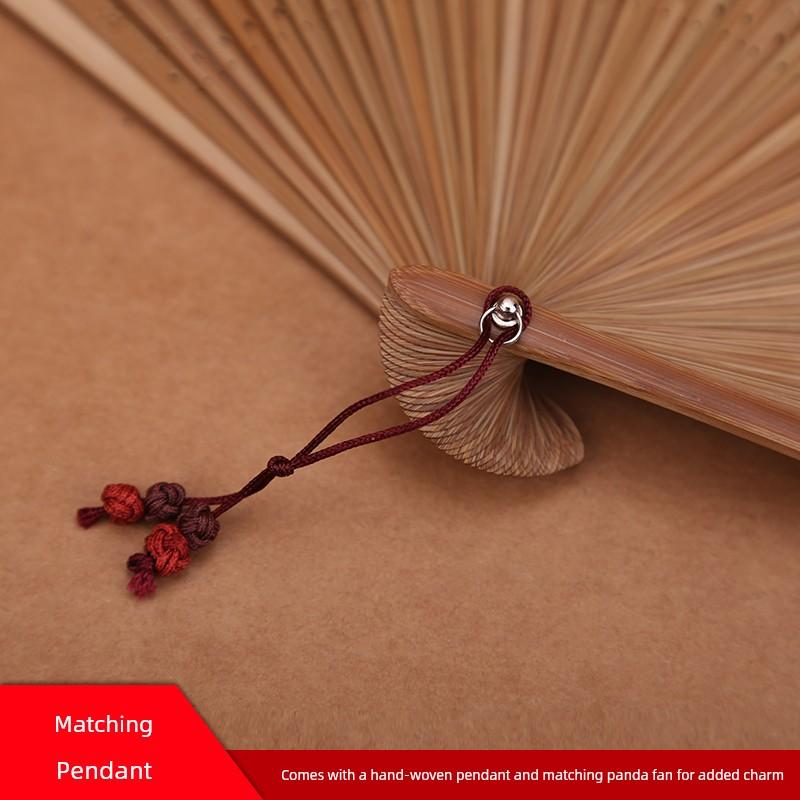 Xunjinji Lady Silk Face Flower Folding Fan Gift Chinese Characteristic Classical Bamboo Products Craft Fan