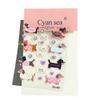 Cute Cartoon Dachshund 3D Jelly Stickers with Transparent Resin Gel Self-Adhesive Decoration for DIY Phone Cases Computers