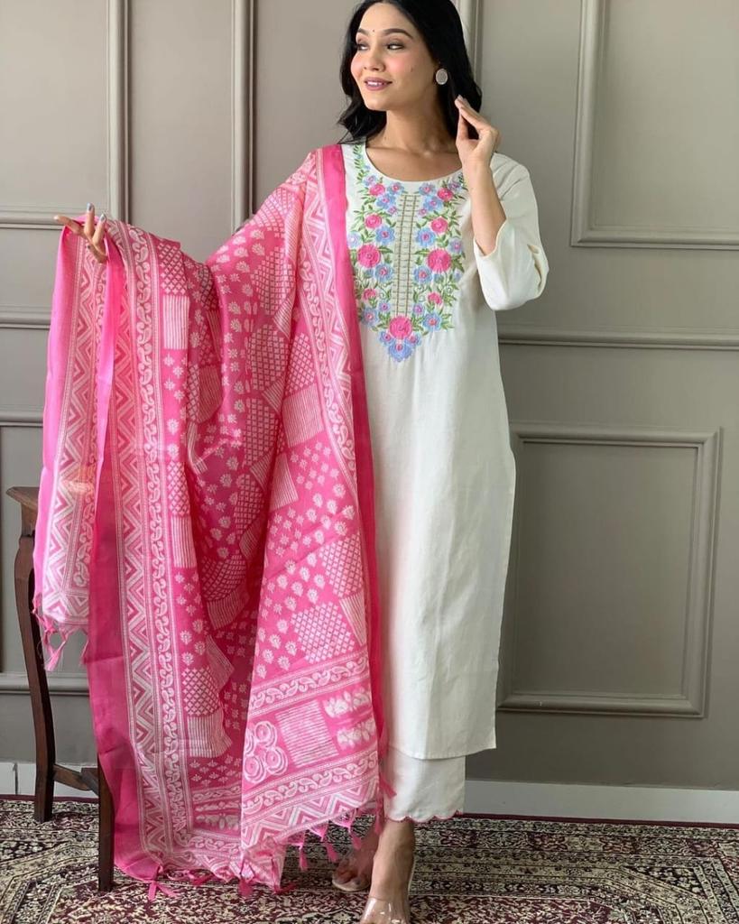Indian Pakistani Salwar Kameez Women Bollywood Party Wear Top Tunic Kurti Set Dress