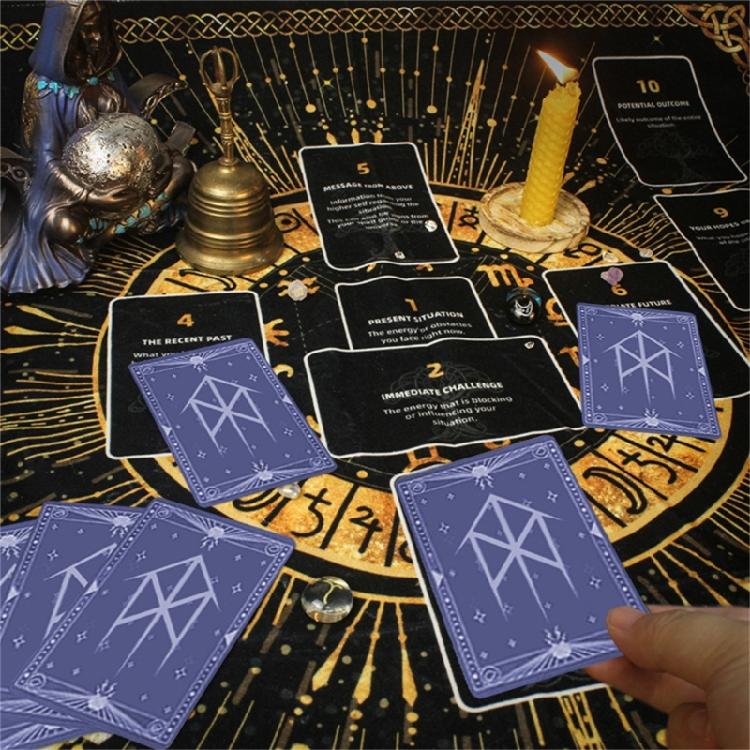 Reading Card Tarots Card Tablecloth Altars Cloth Altars Cloth Divinations Cards Table Cloth Tapestry Easy to Use