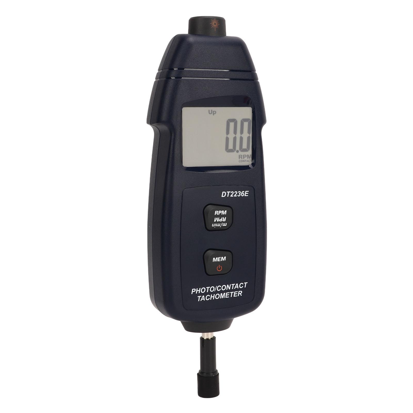 

Цифровой тахометр с белой подсветкой, автоматический режим сохранения данных, бесконтактный тахометр, измеритель оборотов в минуту