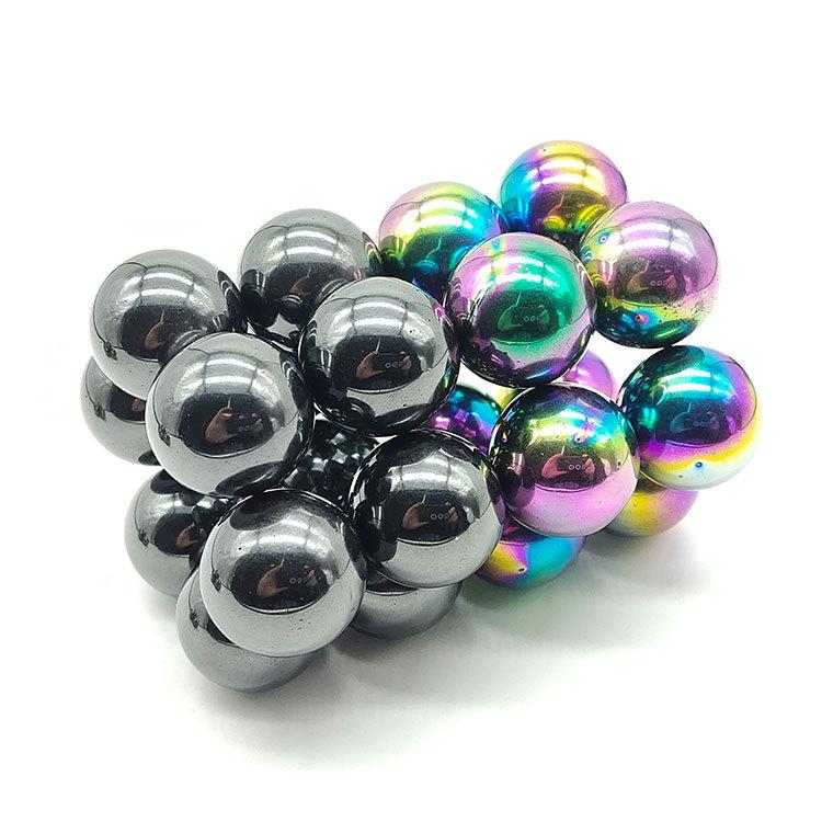 Black Polished Ferrite Magnetic Balls - Health Massage and Children's Toy Beads