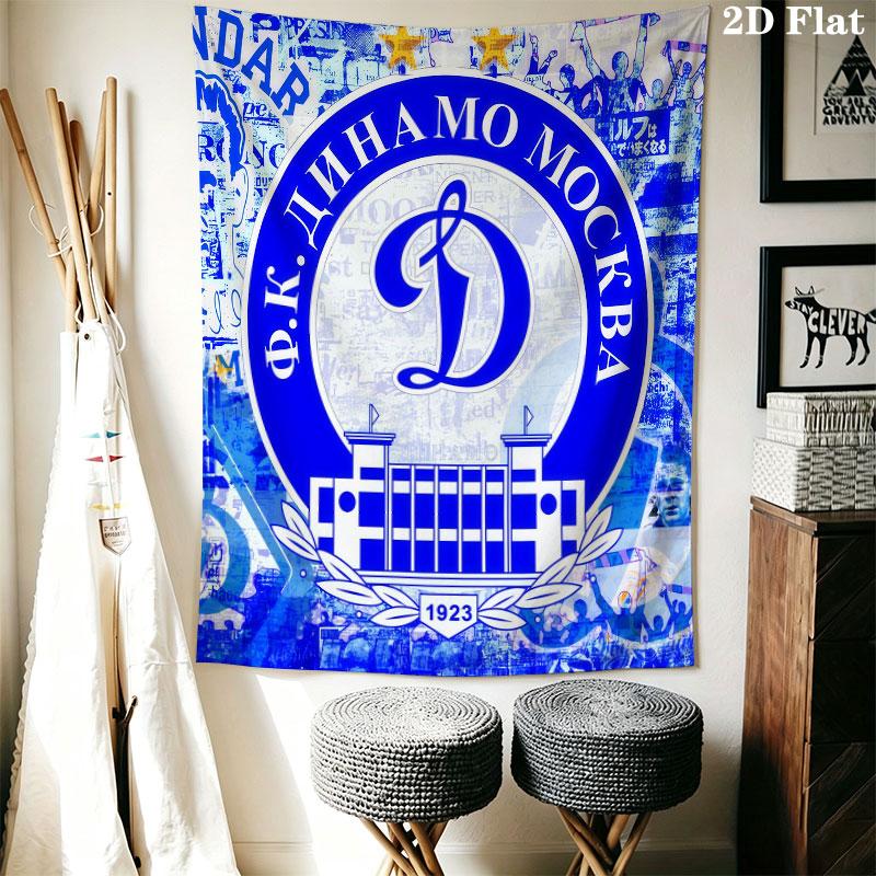 Dynamo Moscow Spark Wall Hanging Printed Fabric Blanket Decorative Tapestries for Bedroom Living Room Home Decor