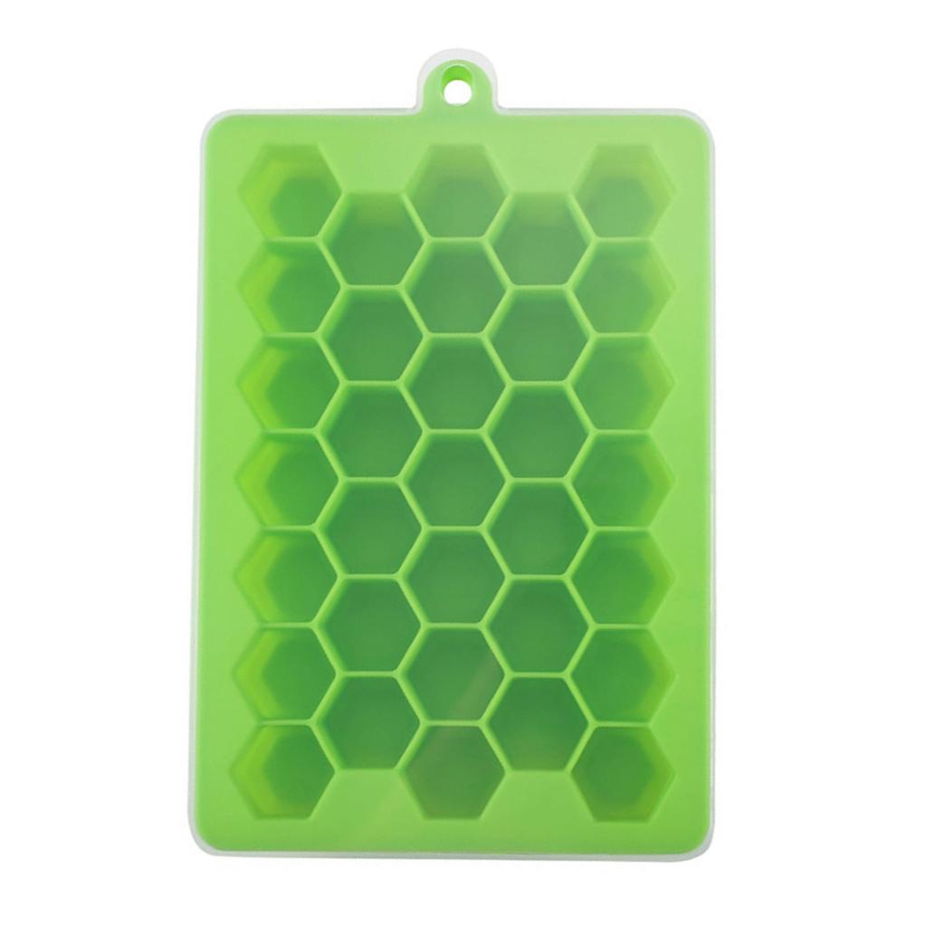 33 Grid Ices Cube Tray with Lid Easily Release Ices Cube Molds Food Grade Silicone Ices Maker Mold Easily Clean