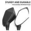 The convex rearview mirror for the motorcycle handlebar, a universal rhombic bicycle, off-road motorcycle accessory,
