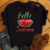 Funny Fruits T Shirt Women Fashion Kawaii Banana Print White T-shirt Harajuku TShirt Short Sleeves Tops Tee Shirt Femme T Shirts