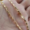 2mm Women Men Fashion 16-30 Inches No Pendant Long Box Chain Necklace Jewelry