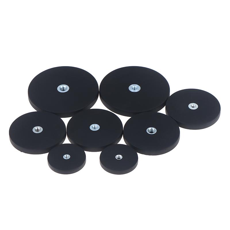 1/2Pcs 43/66/88Mm Bolt Mini Magnetic Base Mount Bracket Clamp Led Work Light Bar Holder For Suv Offroad M4/M6/M8 Internal Thread