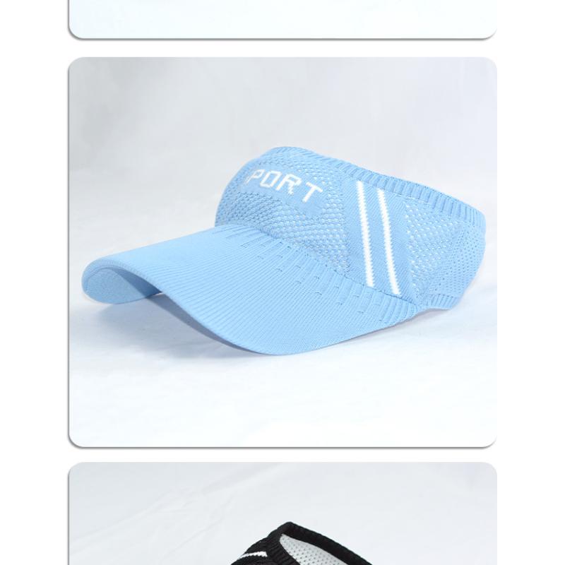 Outdoor Sport Sun Hat Caps Women Empty Top Hat Golf Tennis Hat Breathable Visor Baseball Cap Hiking Hat Cap For Women Men Summer