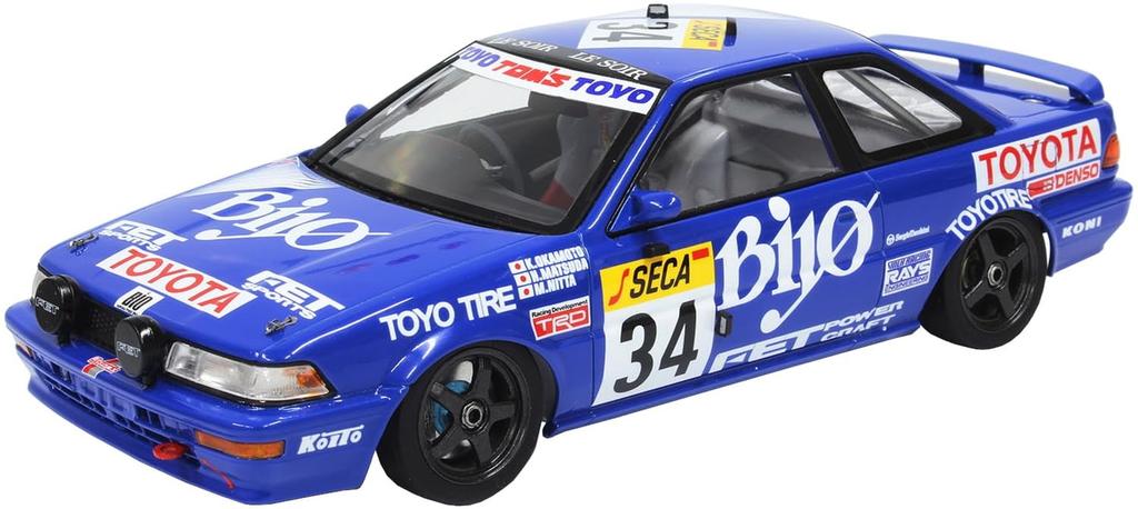 Racing Series Toyota Corolla Levin AE92 1989 Spa 24 Hours Plastic Model Kit PN24016 Platz/NuNu 1/24