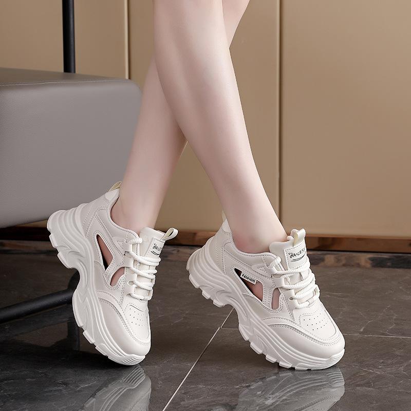Popular new summer versatile dad shoes women's casual mesh shoes breathable and heightened platform women's shoes sports trend DY-816
