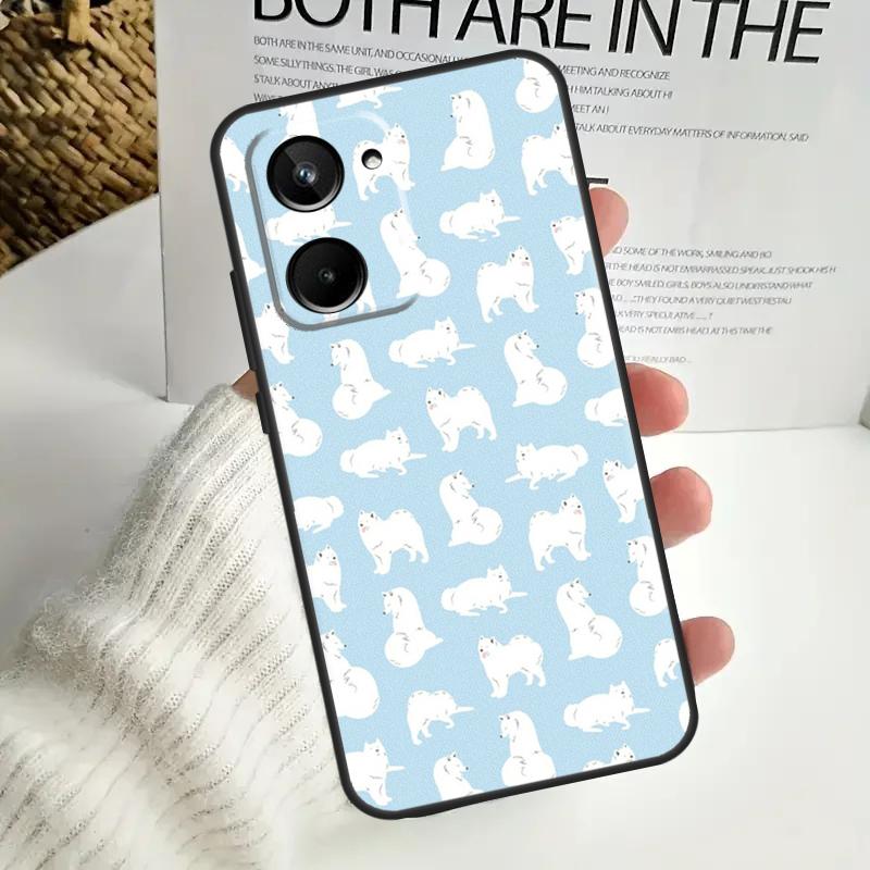 Samoyed Puppy For Realme 15 Pro 10 11 12 13 14 Pro Plus C67 C65 C63 C61 C55 C53 C51 C35 C71 C75 GT7 Case