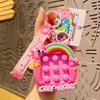 Cartoon Heart Bear Squeeze Toy Keychain - Cute Stress Relief Gift for Couples