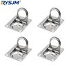316 Stainless Steel Marine Boat Flush Pull Lift Ring Locking Recessed Locker Handle Yacht Hardware Accessories