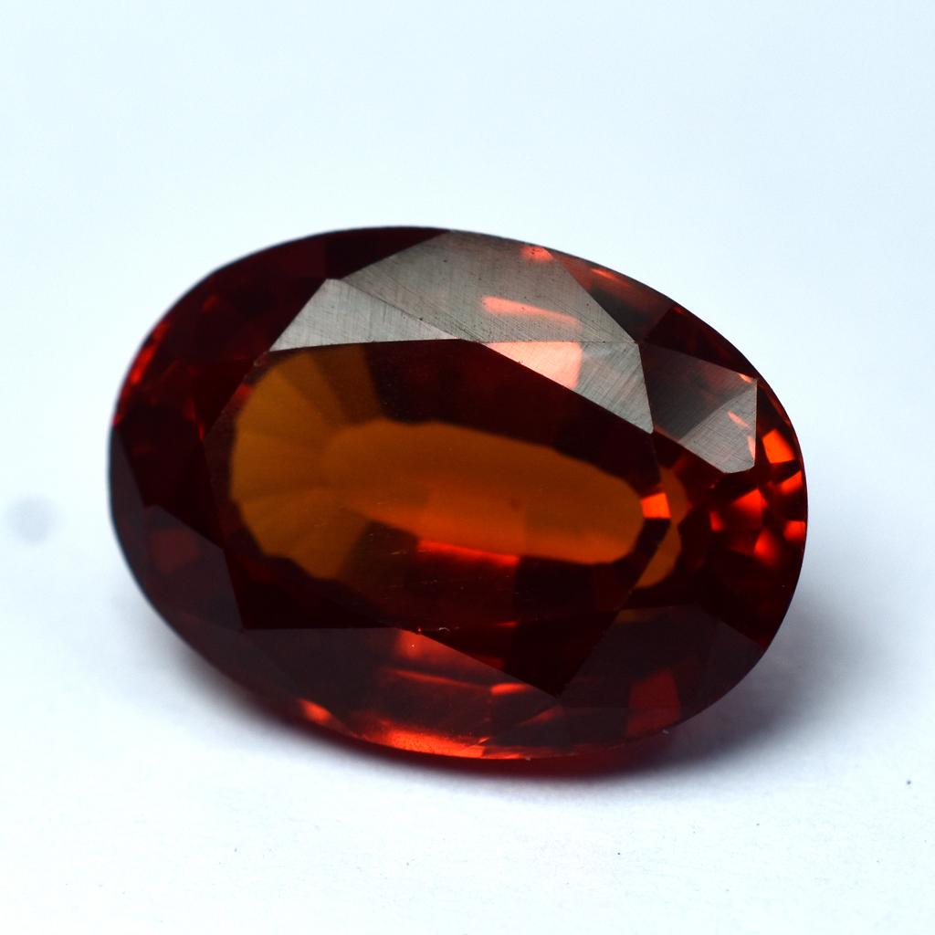 Excellent Natural Orange Sapphire Oval Cut 10.50 Carat Loose Gemstone CERTIFIED