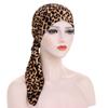 New fashion Muslim hijab caps for women Leopard print arab wrap head scarf hijab underscarf caps turbante mujer