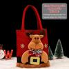 Material Gift Bags Animal Design Handheld Style Candy Bags Apple Candy Print Christmas Decoration Storage Bags Children Party