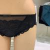 Barbara Flower Lace Hem Panty Abp4241b Sk  Bk