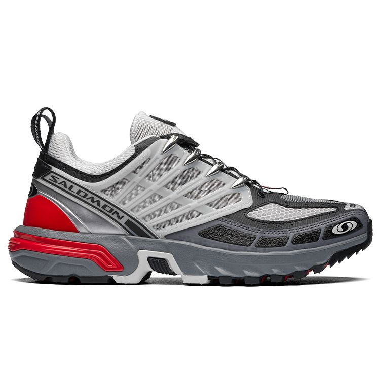 Salomon ACS Pro Advanced Lunar Rock Goji Berry Unisex Sneakers Grey Quest-Shade 415537