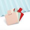 Leather Cover Stainless Steel Cosmetic Mirror Handheld Makeup Mirror  For Cosmetic Tools