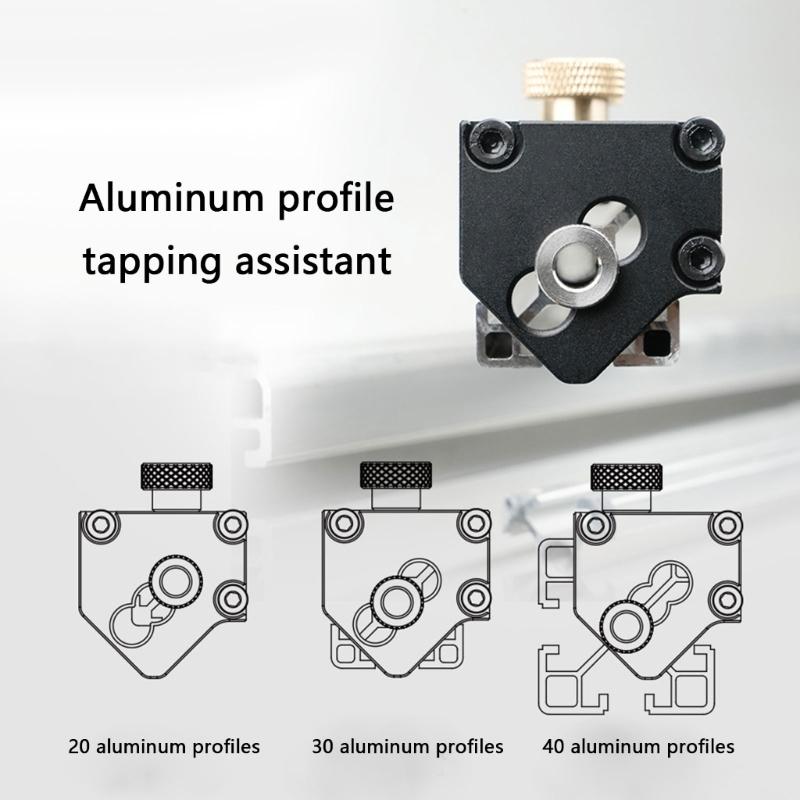 Precise and Efficiency Aluminum Profiles Drill Guide Design for Aluminum Profiles Ideal for DIY Furniture Craftsmanship