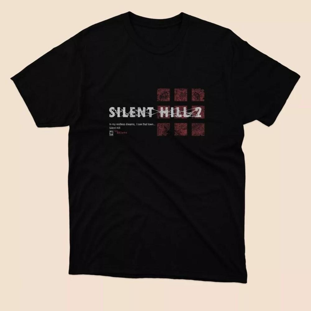 Silent Hill 2 - В моем беспокойном сне Футболка с логотипом Унисекс с коротким рукавом S-5XL Унисекс Футболка S