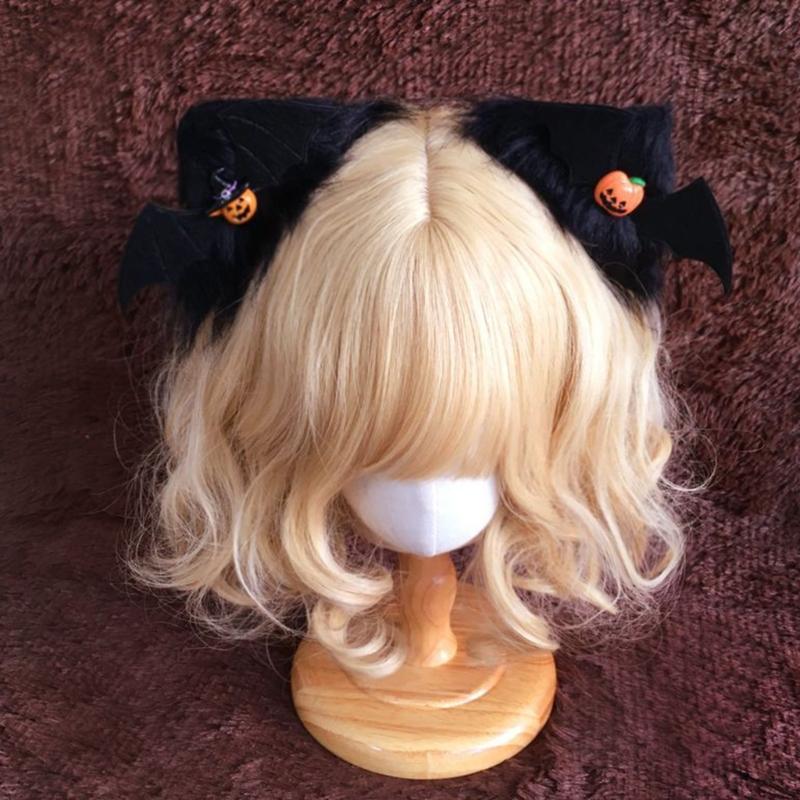 Cute Cat Ear Hair Clips Animal Foxes Fur Headpiece Halloween Animes Cosplay Headpieces Women Headwear Hair Accessories
