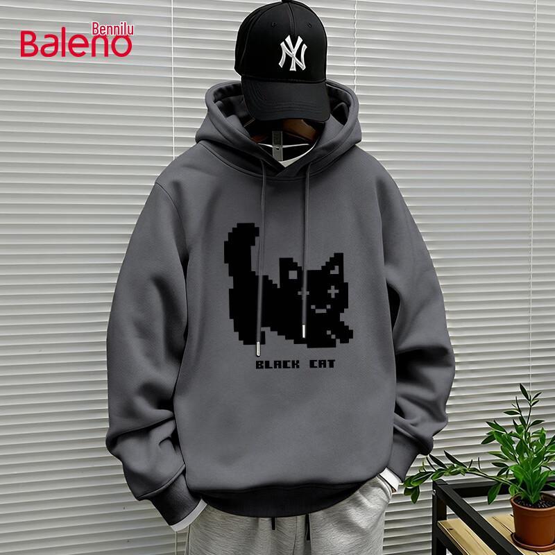 Baleno American Retro Landscape Hoodie L