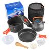 Outdoor Camping Pot and Teapot Set