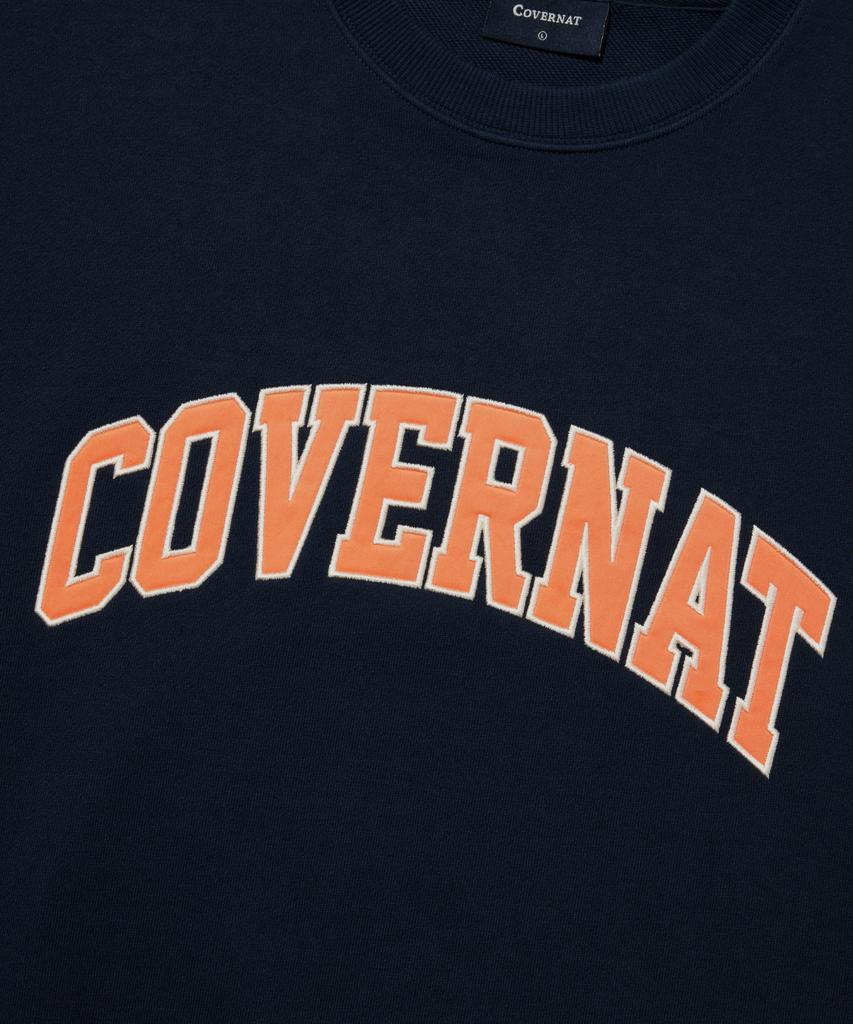 COVERNAT Arch Logo Sweatshirt Navy