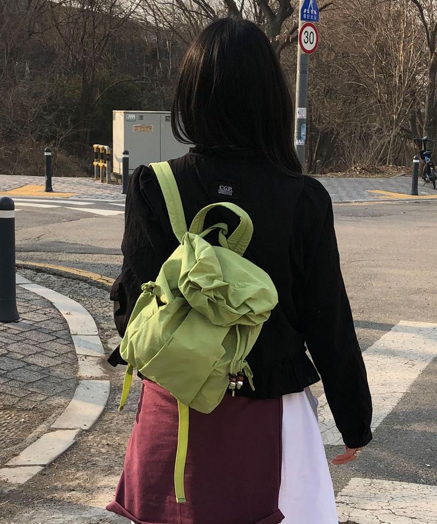 Cgp Nylon Mini Backpack - Lime