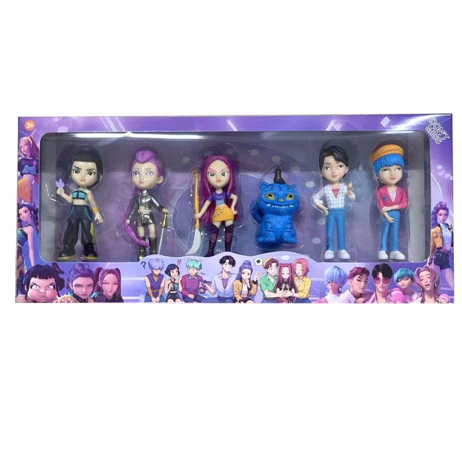 2027 NEW Kpop Devil Hunter Rumi Zoe Mira anime polyvinyl chloride character collection desktop trinkets Childrens New Year gift