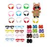 Accesorii de îmbrăcat din bumbac pentru păpușa Labubu: Căști, Ochelari, Pantofi, Ghete, Pandantive decorative