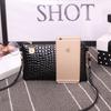 Crocodile Pattern Mini Handheld & Crossbody Bag - Patent Leather Coin, Key & Phone Purse for Women