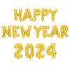New Year 2024 Number Foil Balloons Happy New Year Eve Party Favors Supplies Garland Photo Props Christmas Decorations Navidad