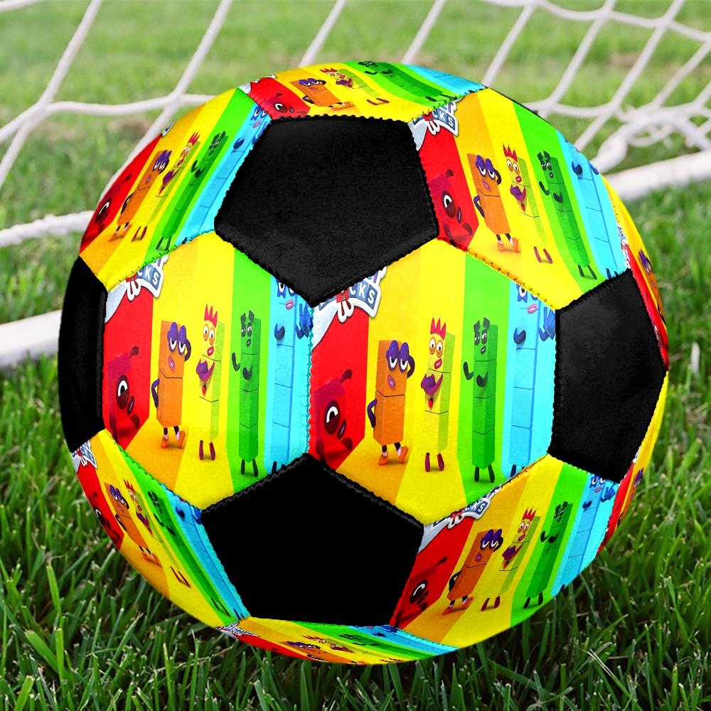 Numberblocks Theme Size 5 Soccer Ball, Suitable for Both Indoor and Outdoor Matches, a Gift Suitable for Everyone.
