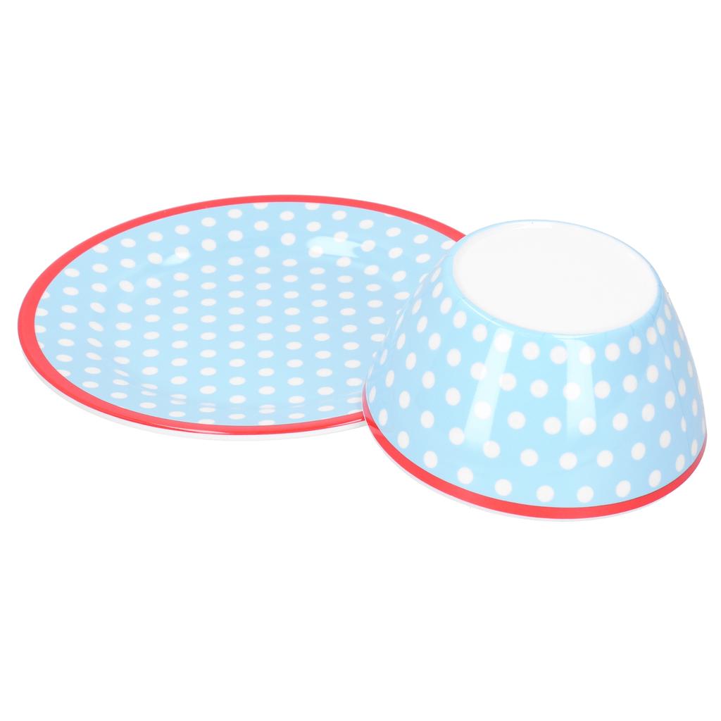 Schüssel Geschirrset Imitationsporzellan Obstsalat Dessertteller Essgeschirr