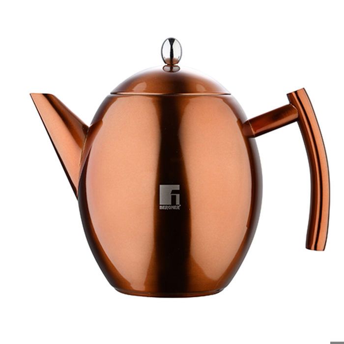 Bouilloire et Théière - BERGNER - 1,75 L - Acier inoxydable - Cuivre