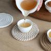 8Pcs/set 11x11cm Round Cotton Woven Coffee Mug Cup Coaster Placemat Dining Plate Mat Kitchen Insulation Pad Table Decoration