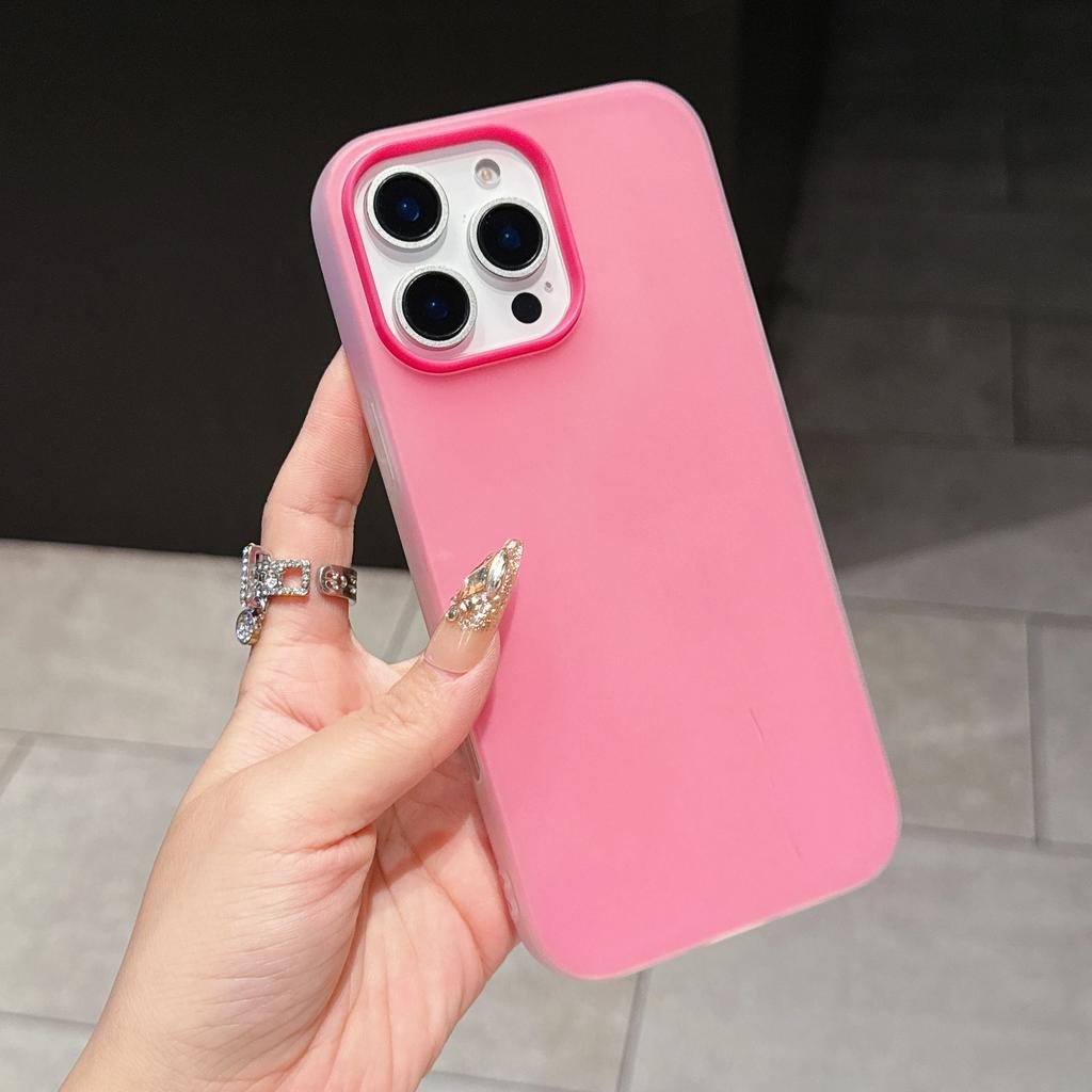 Candy Color Clear Matte Case For For Iphone 17 Air 16 1 14 13 12 11 Pro Max Plus Shockproof Bumper Soft Jelly Cover