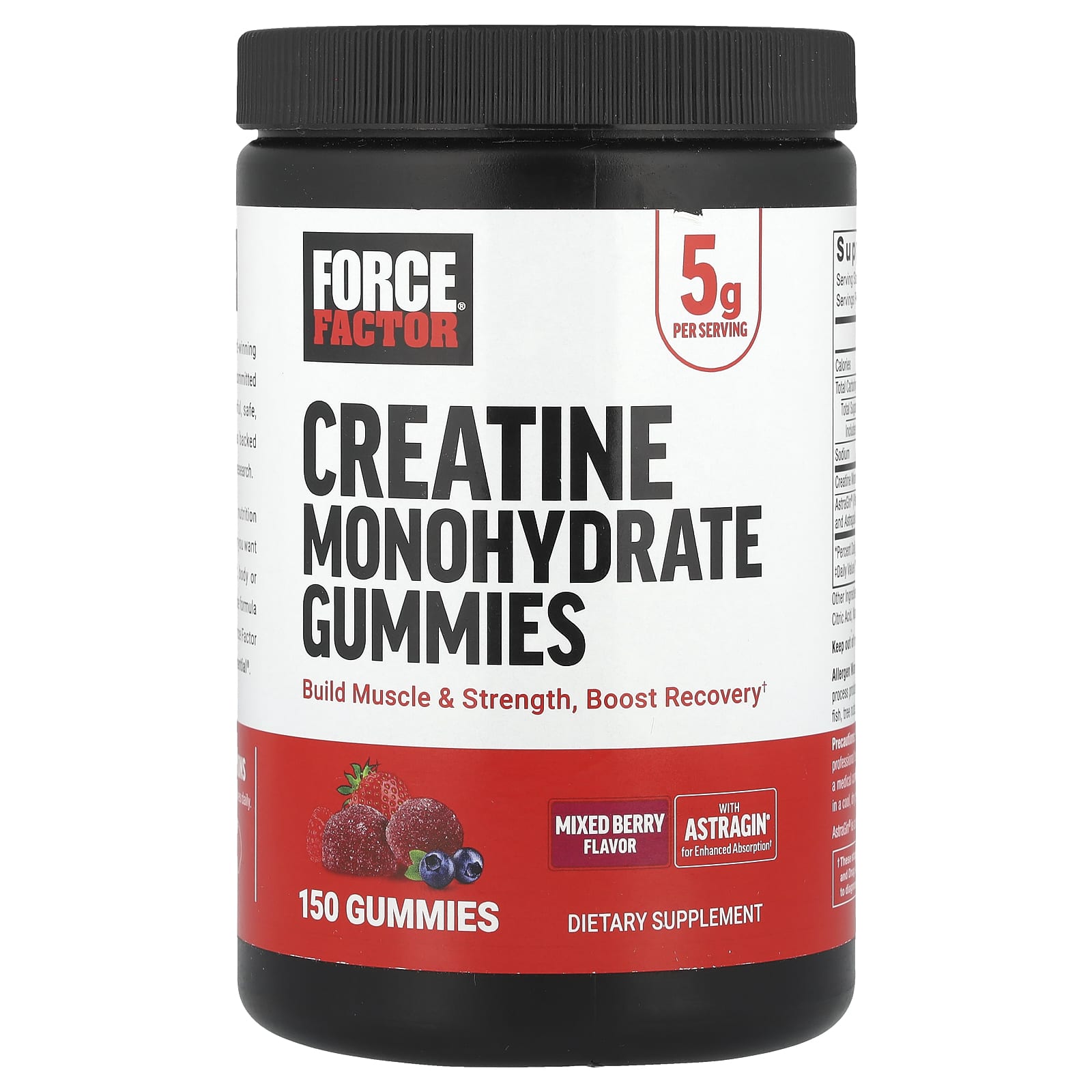 

Creatine Monohydrate Gummies, Mixed Berry, 150 Gummies