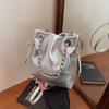 Fashion chain handbag small bag women's 2025 new simple bucket bag versatile shoulder messenger mobile phone bag