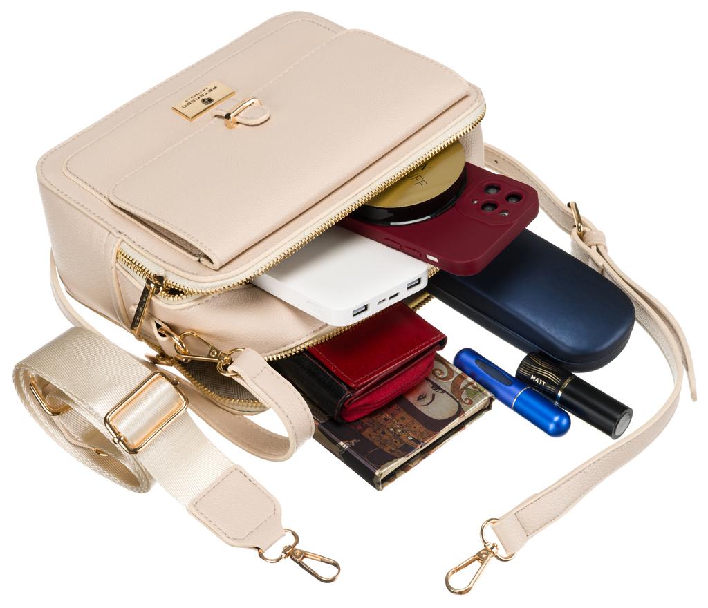 Women's handbag PTN TOR-ALE-21-1984 Beige