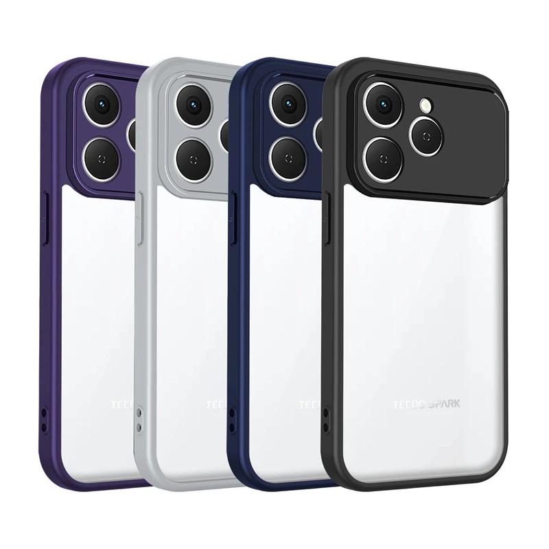 Прозрачный силиконовый чехол для Tecno Spark 40 Spark 40 Pro Plus Spark 40 Pro + Задняя крышка Бампер Ударопрочный Прозрачные чехлы для телефона