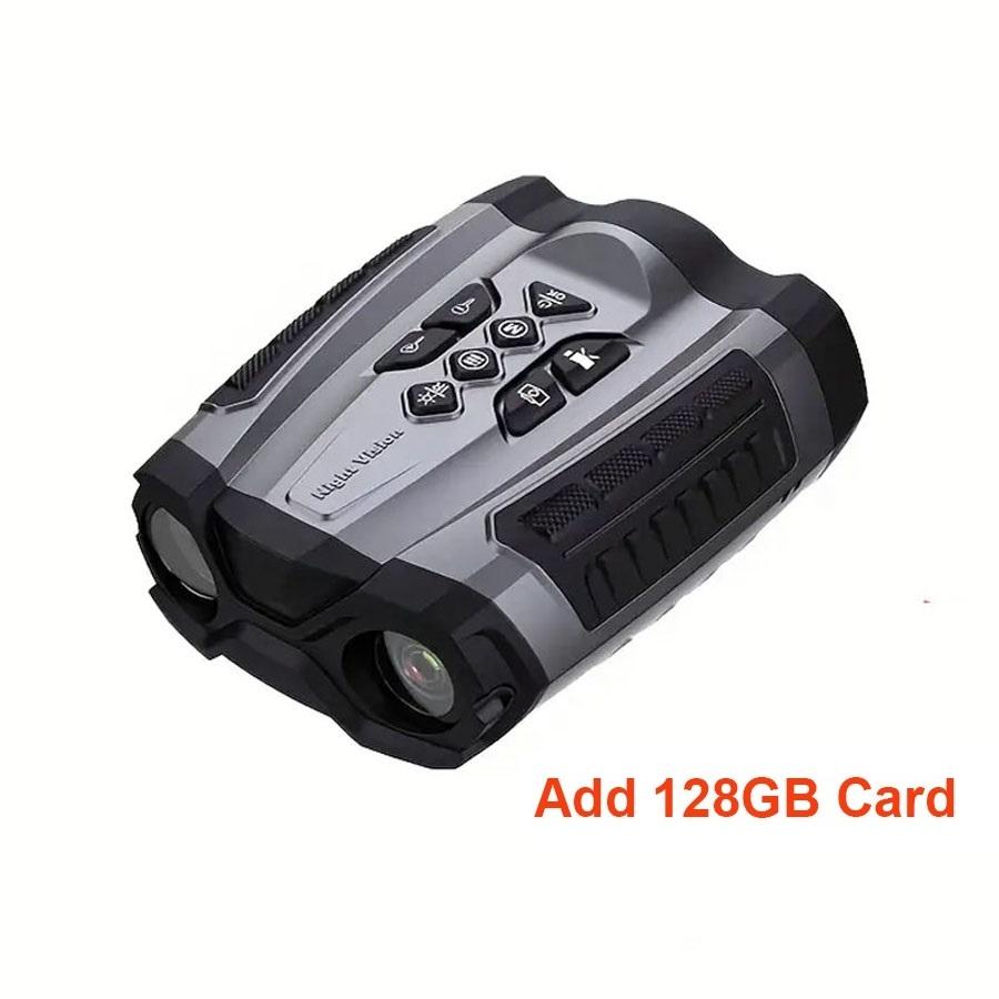 5K Binoculars, Infrared Night Vision Goggles, 10x Digital Zoom, Rechargeable, with a 3-inch Large Screen