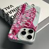 Red Skeleton Phone Case For Iphone 17 Air 16 Pro Max 15 Plus 14 13 Pro 11 12 Shockproof Soft Clear Cover Coque
