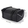 15L Bicycle Shelf Bag Waterproof Bicycle Rear Rack Storage Luggage with Reflective Stripes&Zipper PU Multi Pocket Elastic Strap