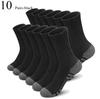 Socks Women Men Mid Tube White Black Crew Running Hiking Dress Female Male School Work Hiking Women Men Sports Sock 10 Pairs