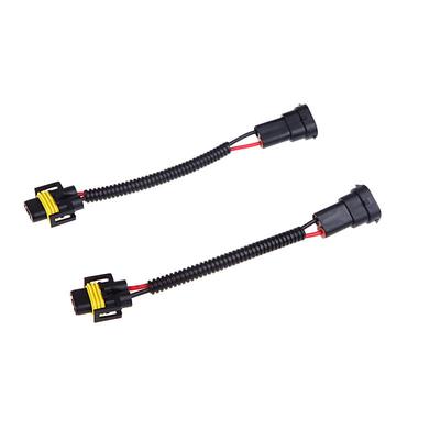 2pcs H8 H9 H11 Wiring Harness Socket Wire Connector Plug Adapter